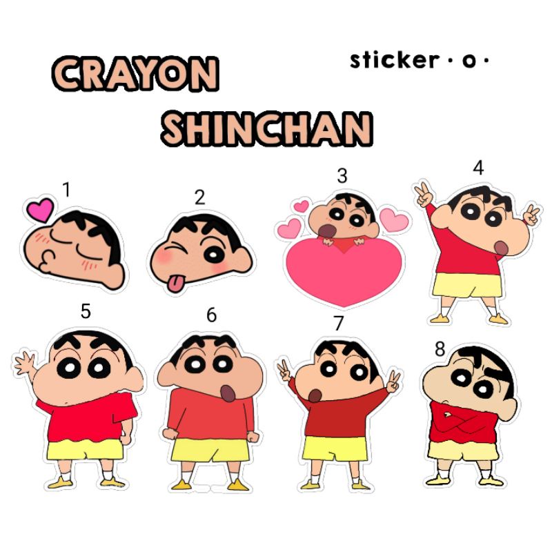 

STICKER CRAYON SHINCHAN JAPANESE ANIME