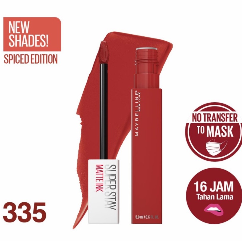 Maybelline Liquid Matte Lipstick Make Up Superstay Matte Ink Spice