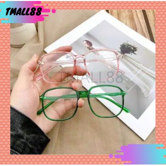 ♥TMALL88♥ Kacamata Kacamata Wanita Pria / Wanita / Frame Anti Radiasi Transparan Import