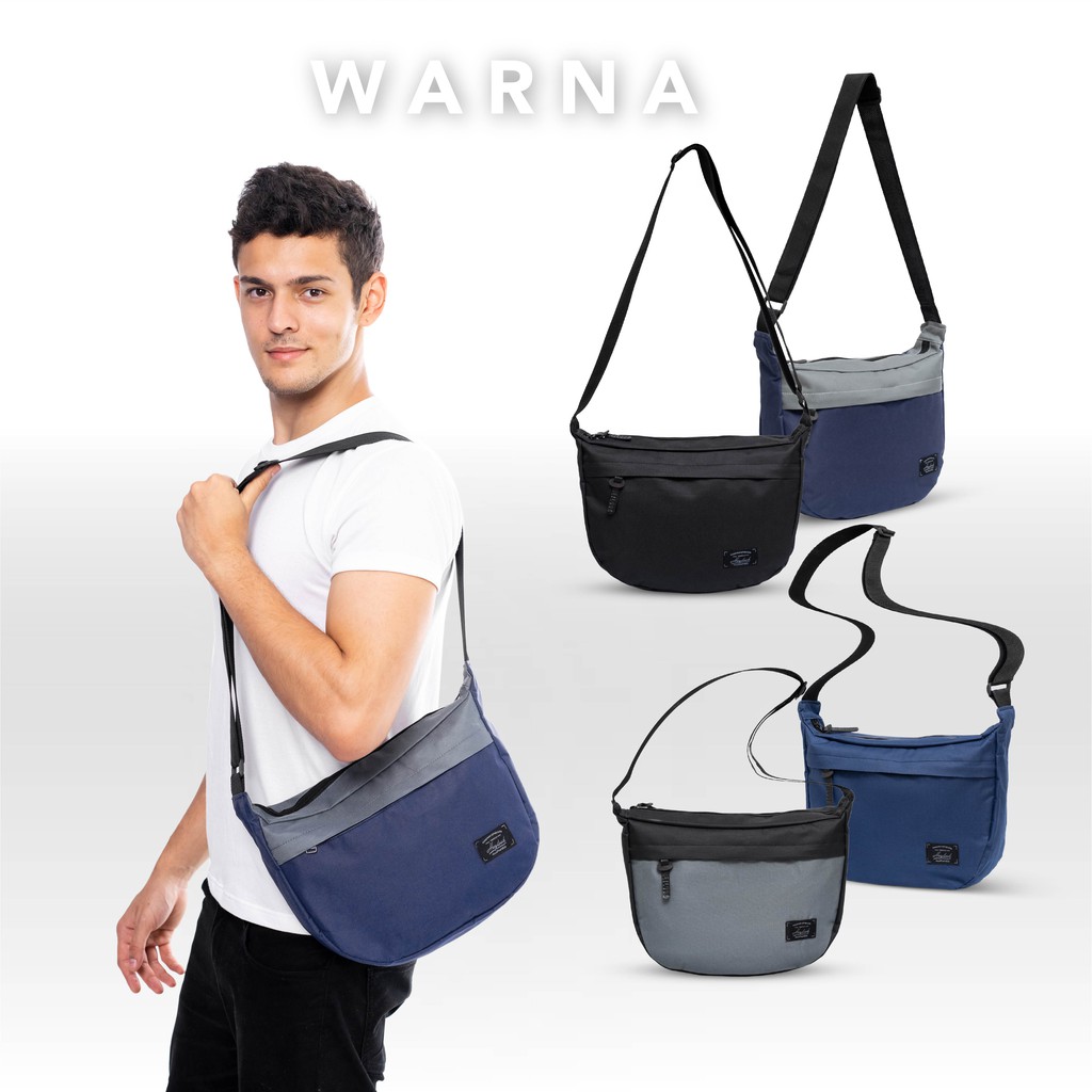 HEYLOOK Project - Tas Selempang Pria MESSENGER Bag Pria Sling Bag Post Man Distro Pria Original - Bisa Cod