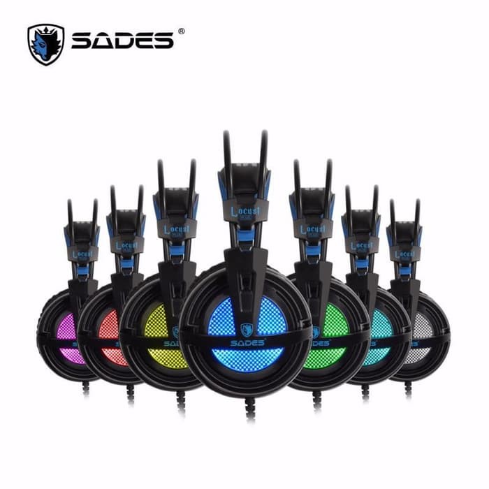 Headset Gaming Sades Locust Plus RGB