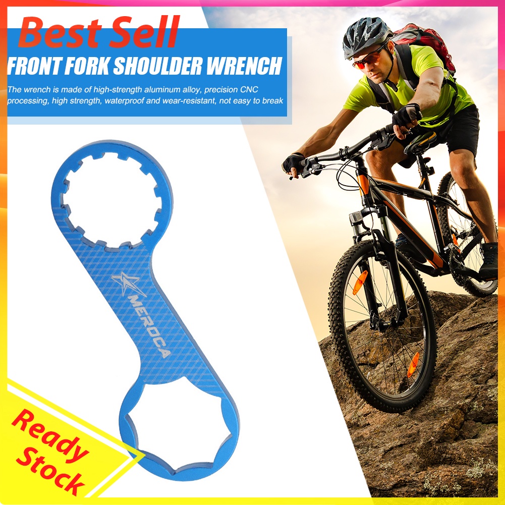 Bicycle Front Fork Cap Wrench Spanner MTB Bike Disassembly Removal Tools