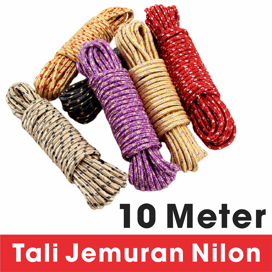 Tali Jemuran Nylon 10 Meter Tali Jemur Nilon Bahan Tambang