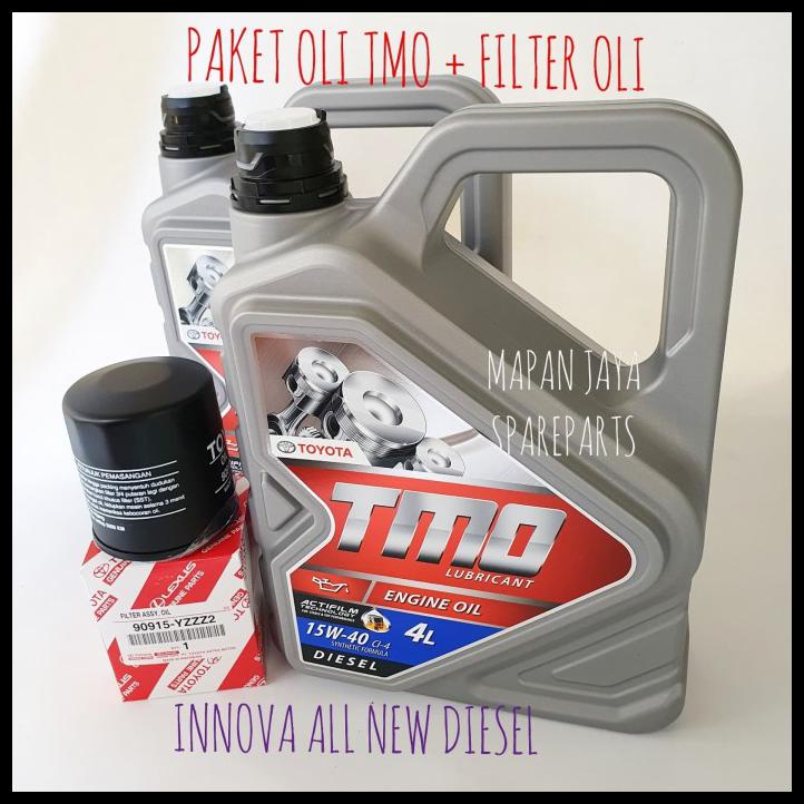 Paket Oli Tmo Diesel Dan Filter Oli Innova Reborn Diesel