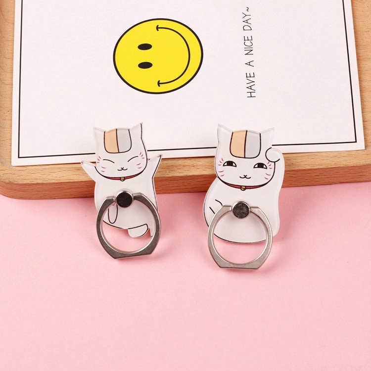 1pc Finger Ring Universal Phone Holder Lucky Cat Shape