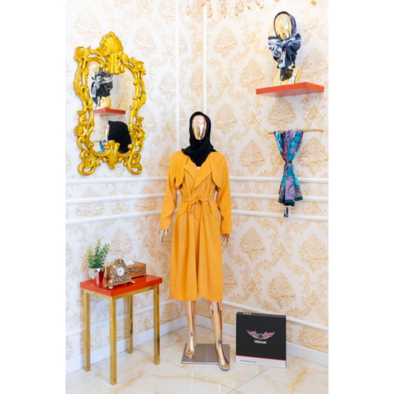 Hikmat Fashion Outer Yellow size L