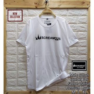 Baju Kaos Lengan Pendek Screamous Original Kaos Pria Screamous Premium Shopee Indonesia