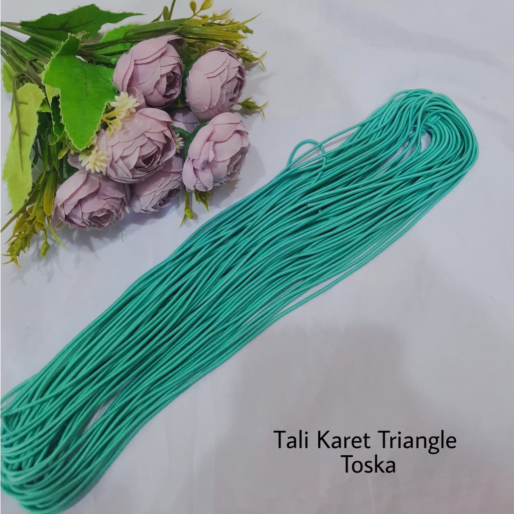TALI KARET TRIANGLE TOSKA/ ELASTIS  FRAME TENDA IKAT RAMBUT TALI JAKET TAS AKSESORIS TALI MASKER