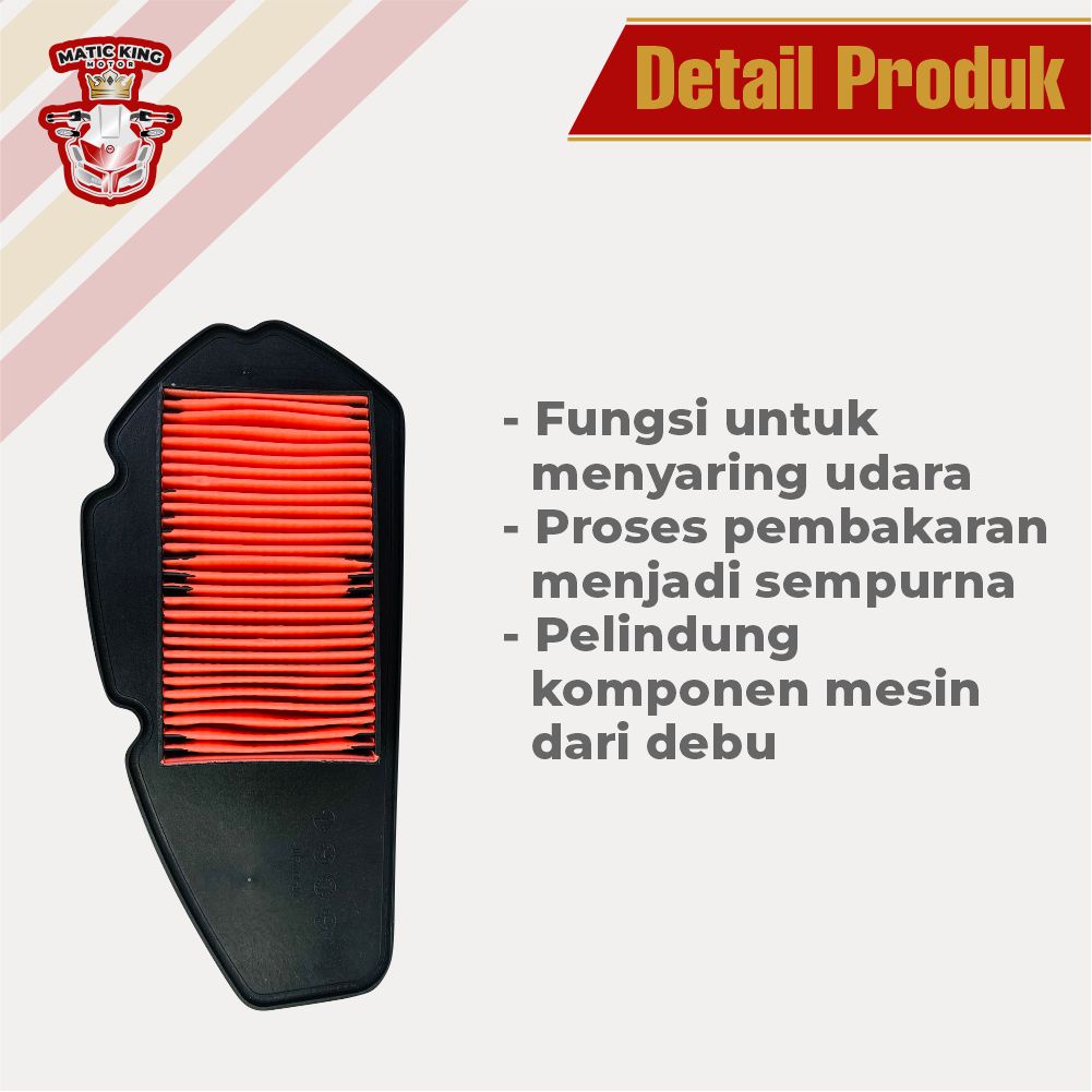 Filter Udara Hawa Mio M3 J S GT 125  Fino Fi Nmax Lexi Aerox Free Go Nouvo Super