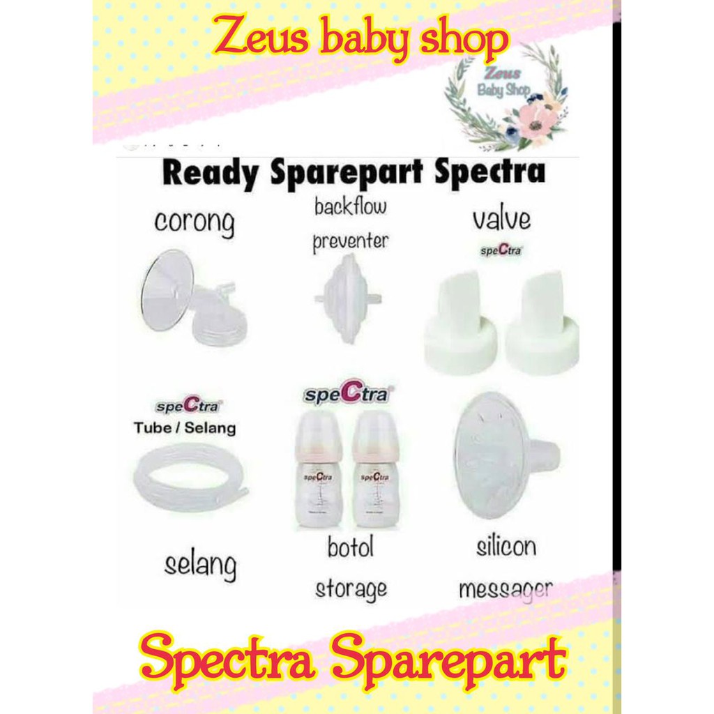 Sparepat Spectra Corong, Backflow, Selang, Valve, Botol &amp; Silikon