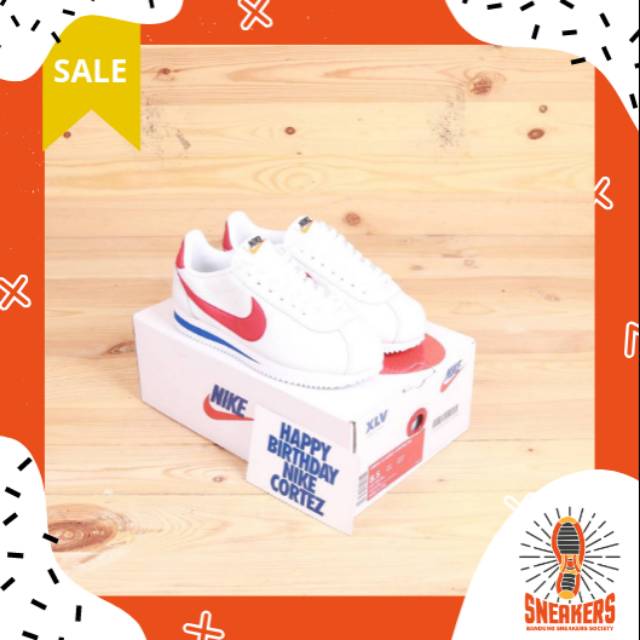 [PREMIUM] NIKE CORTEZ FOREST GUMP SEPATU SNEAKERS PRIA KETS GRADE ORIGINAL SANTAI KASUAL COWOK MURAH