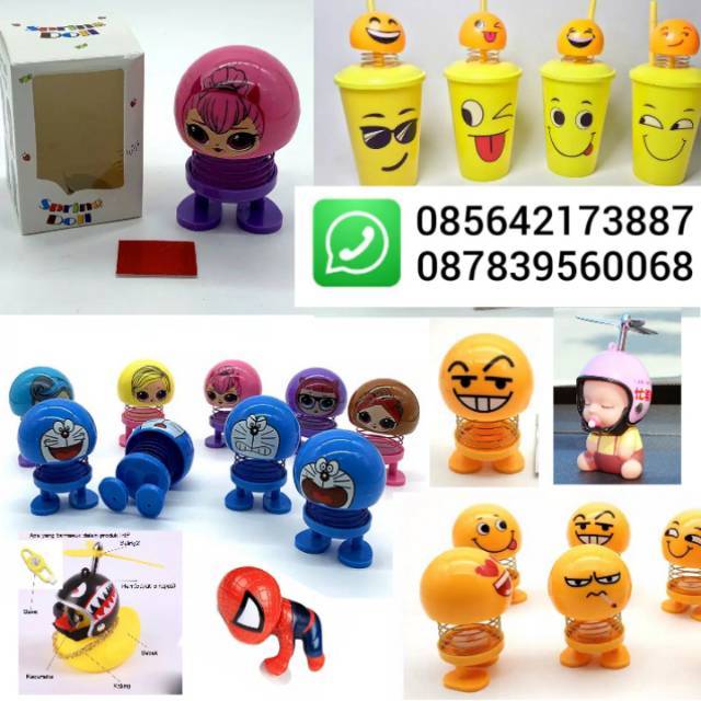 Springdoll Smiley Doraemon Lol Avengers Shopee Indonesia