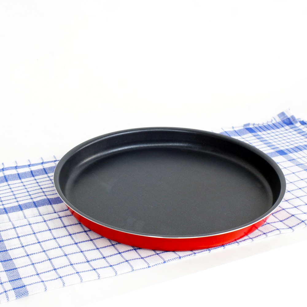 Makcook Pizza Plate 24 cm / Loyang Wadah Pizza Anti lengket – Hitam