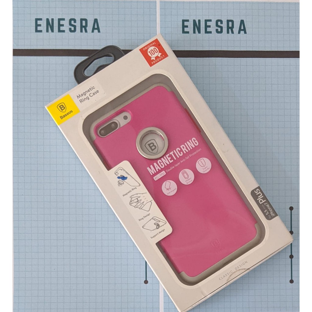 Case iPhone 7+ Magnetic Ring Case BASEUS