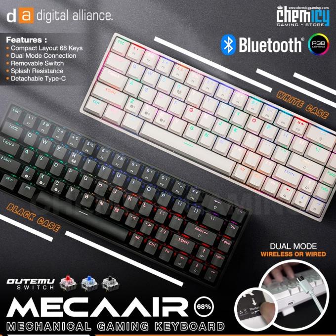 Digital Alliance Meca Air 68% Wireless RGB Mechanical Gaming Keyboard