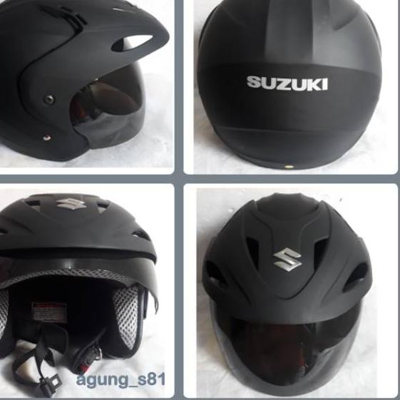 ℗ Helm half face original standar suzuki satria fu 150 SNI ۞