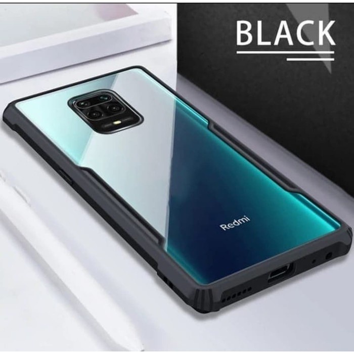 S/P- CASING Case Redmi Note 9 Pro Shockproof Transparent Hard Back Corners Soft Sl CASE SP