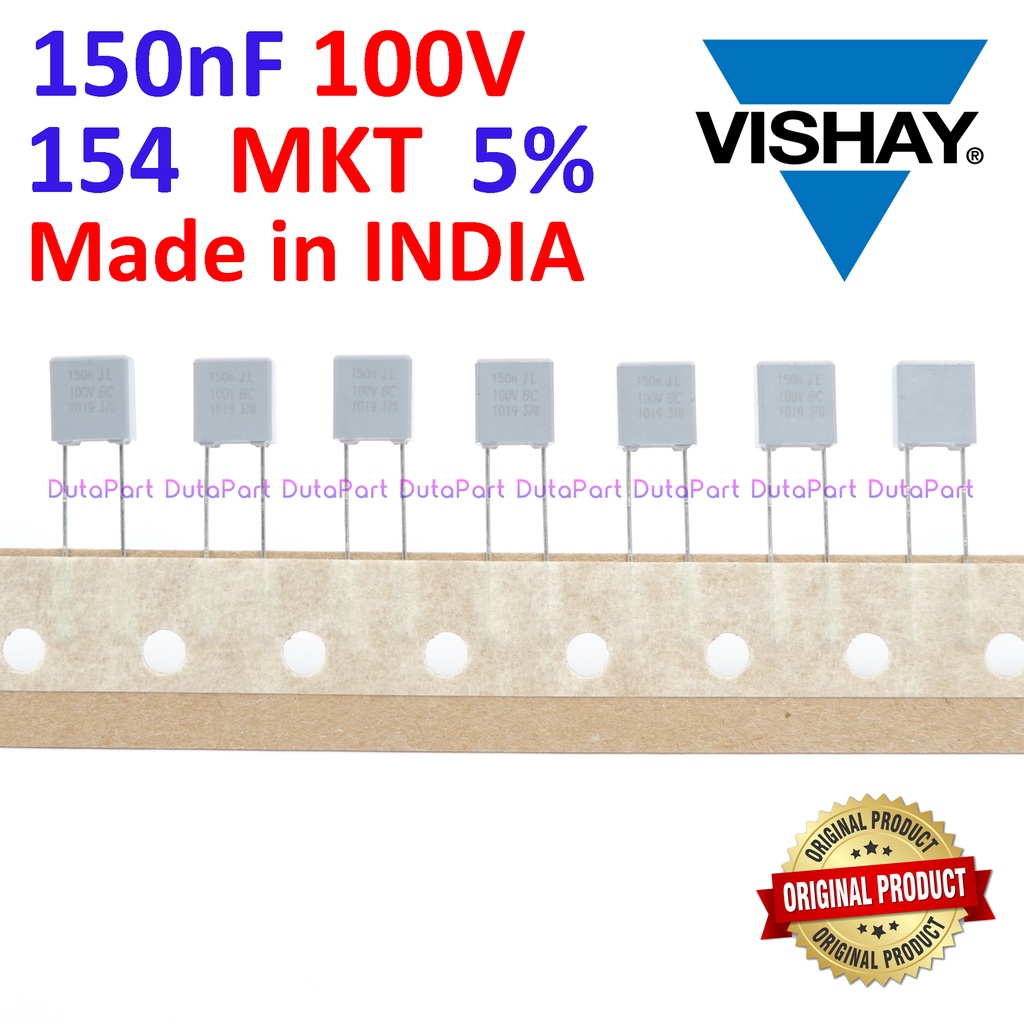 100V 0.15uF 150nF 154 5% ORIGINAL VISHAY MKT MKM Kapasitor Capacitor