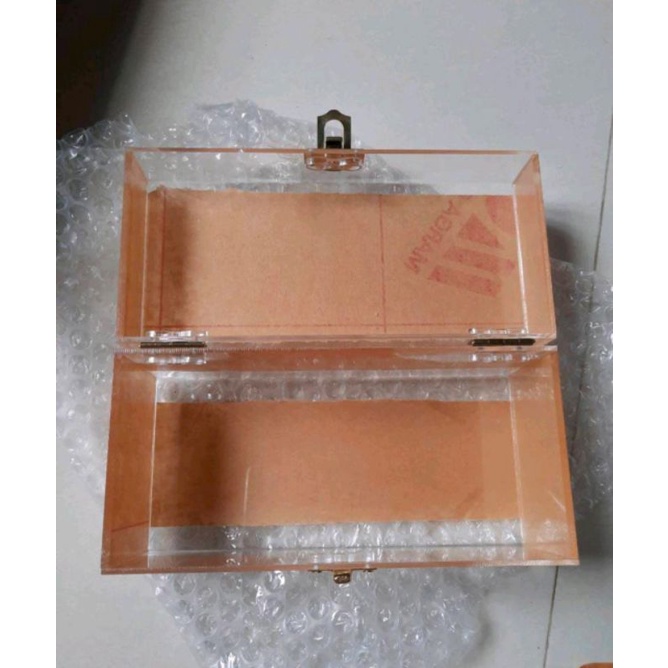 kotak akrilik mahar uang tempat souvernir dowry box acrylic