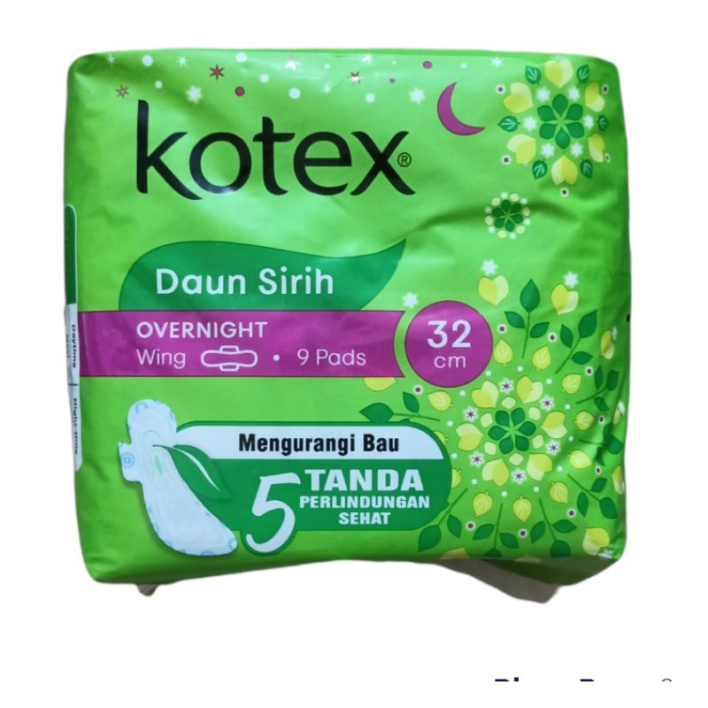 softek Pembalut wanita KOTEX OVER NIGHT wing