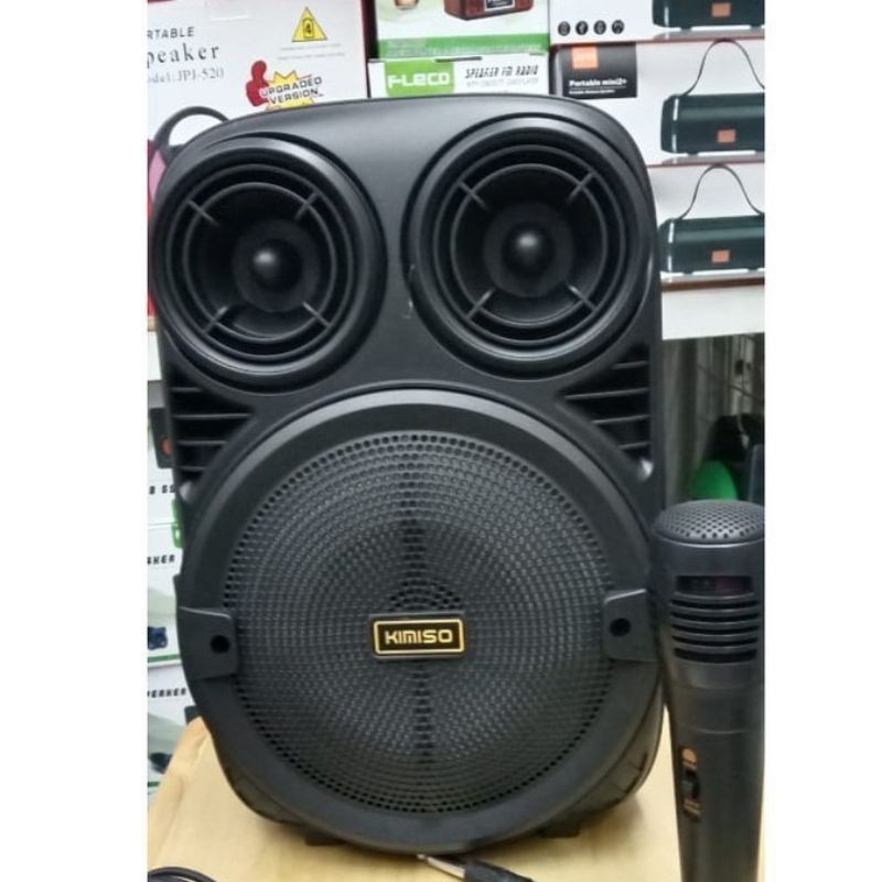 COD SPEAKER WIRELESS BLUETOOTH PORTABEL 6'5 INCH KIMISO 3381 PLUS MIC KARAOKE X-BASS//SPEAKER KIMISO X-BASS//SPEAKER SALON AKTIF//SPEAKER WIRELESS//SPEAKER KARAOKE