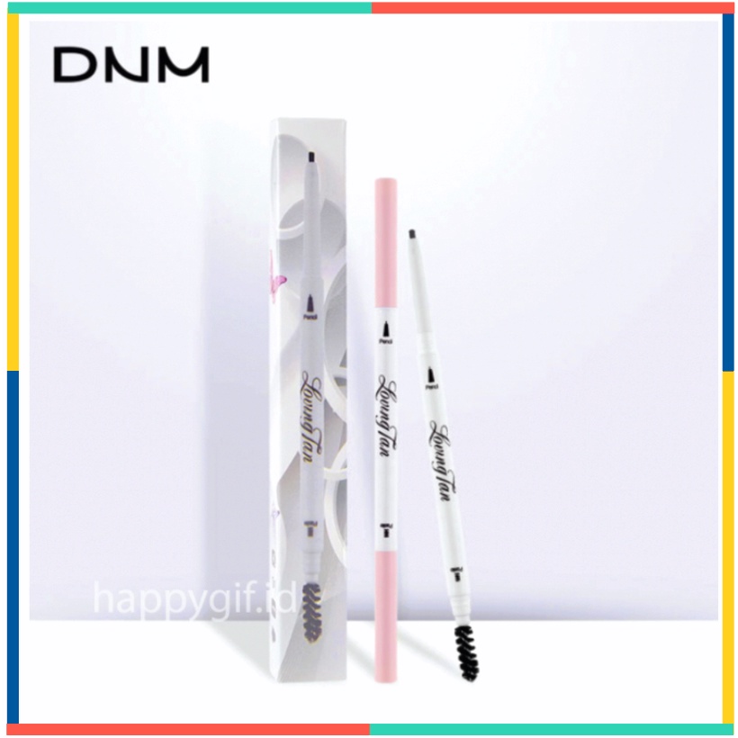 DNM Pensil Alis Original 1,5mm Eyebrow Kepala Ganda 6 Warna LA052