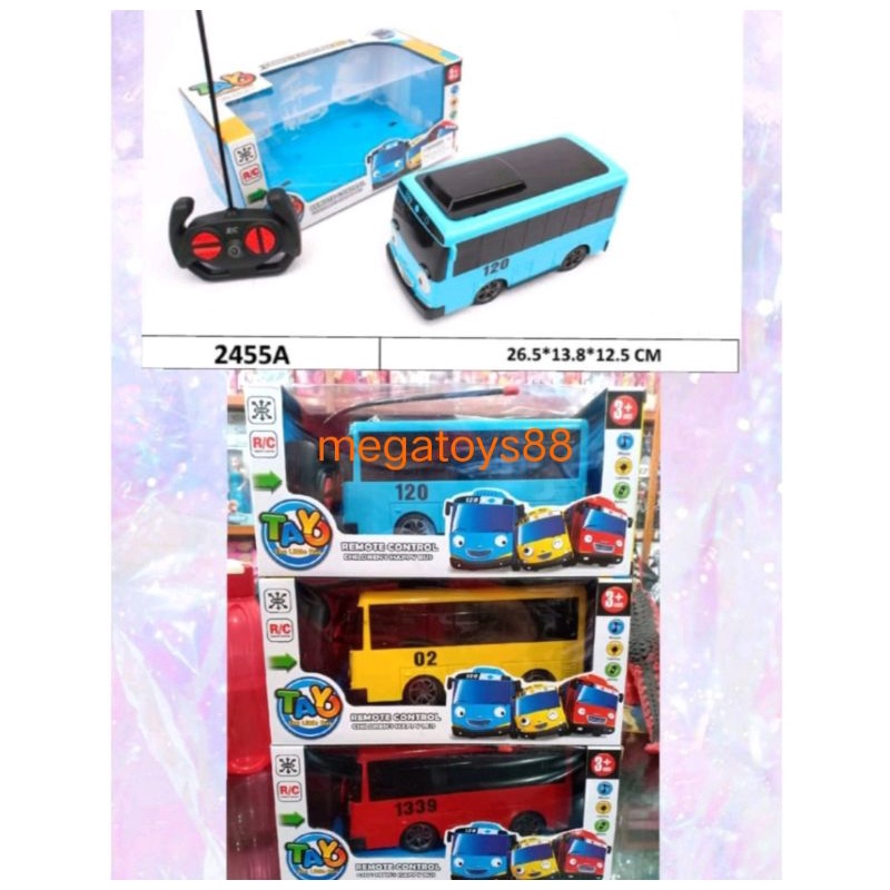 Mainan Anak Rc Remot Control Bus Mobil Bus Tayo 2455A terbaru