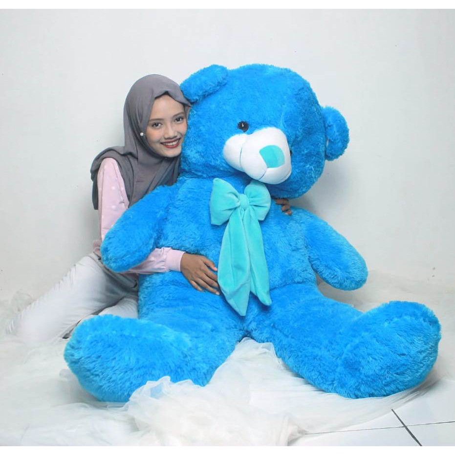 Boneka Teddy Bear Syal Super Jumbo