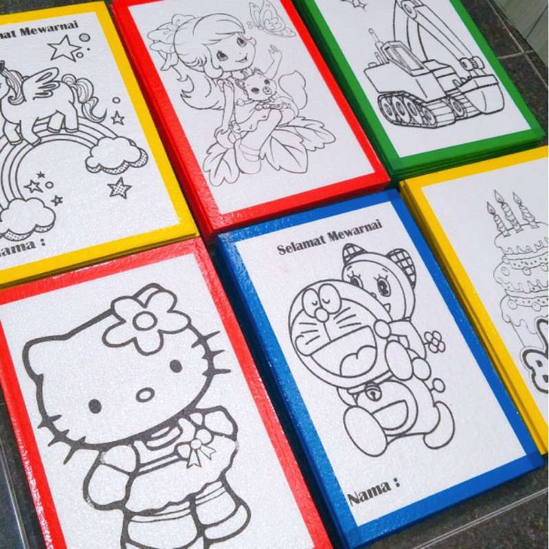 

25 PCS GAMBAR LUKIS STEROFOAM Ukuran 33 x 50 x 1