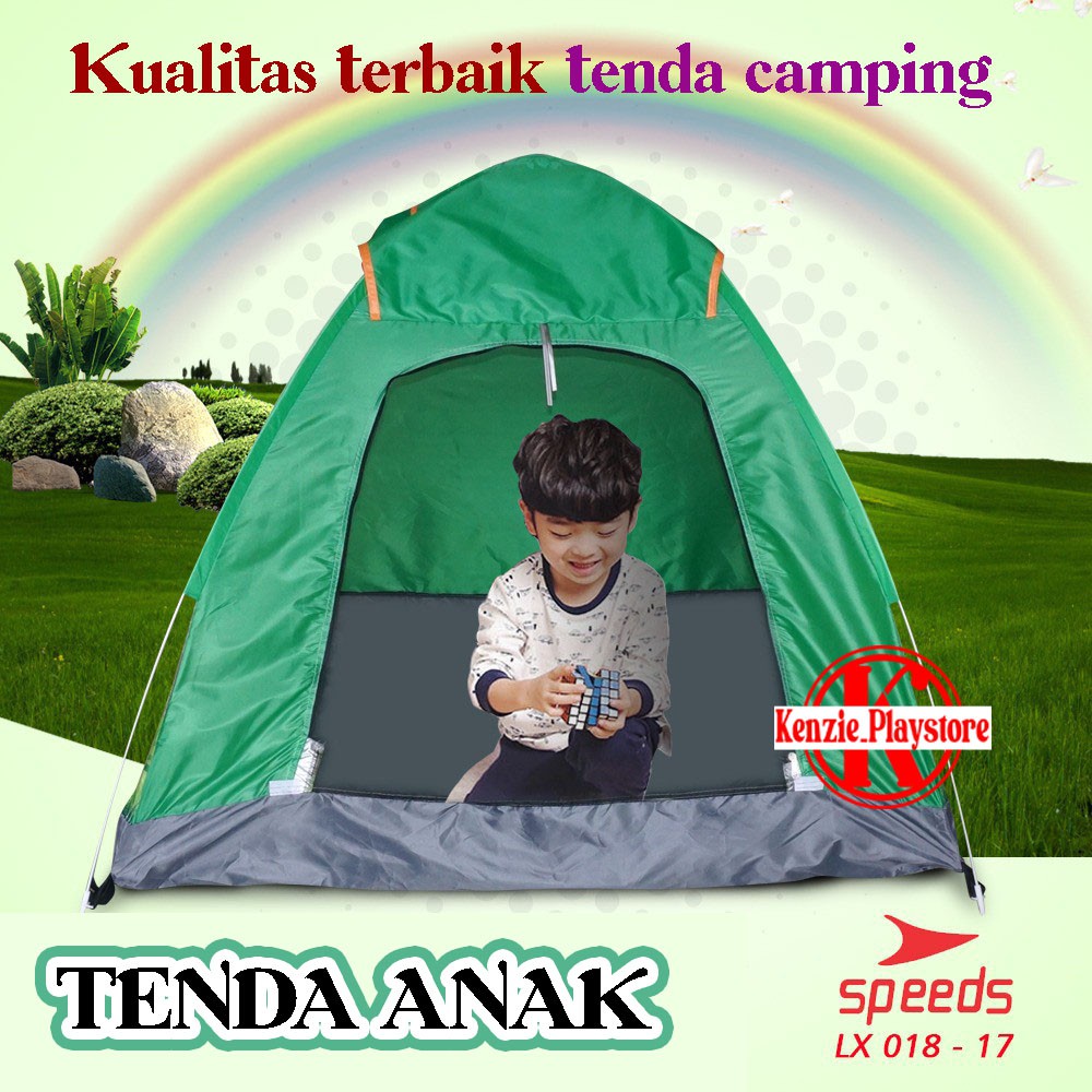 Tenda Anak Karakter Kartun Camping Berkemah di Gunung