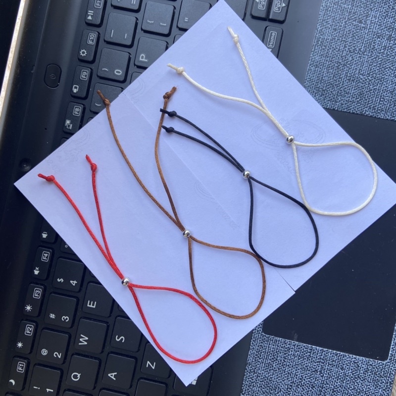 Gelang tali tipis | Gelang tali serut |Gelang serut polos