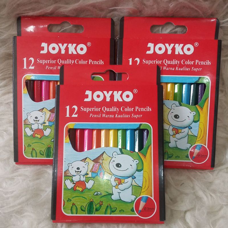 

Pensil Warna Joyko 9cm 12 colours