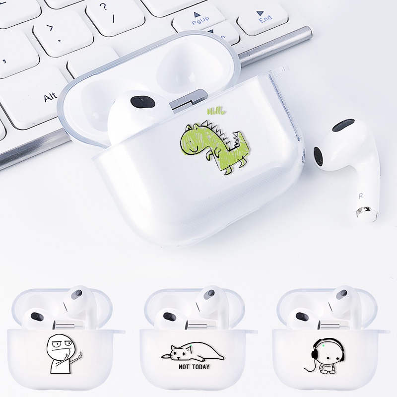 Casing Pelindung Apple AirPods 3 Wireless Bluetooth Motif Kartun Lucu