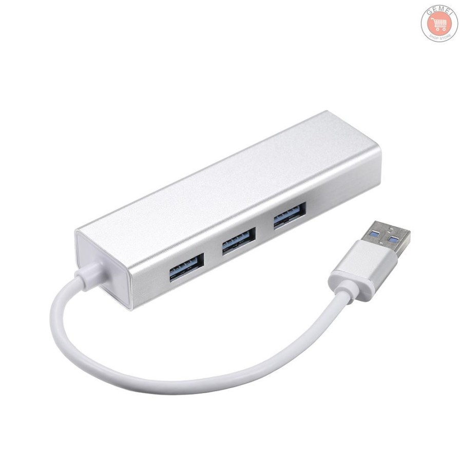 USB 3.0 To HUB 3 Port With Lan Gigabit Ethernet Adapter Converter