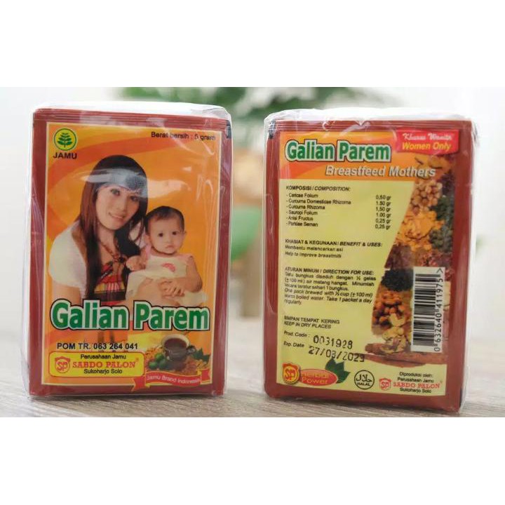 

Aneka Jamu Galian Parem Lancar ASI Khusus Ibu Menyusui Sabdo Palon Isi 10 Sachet / FREE PACKING