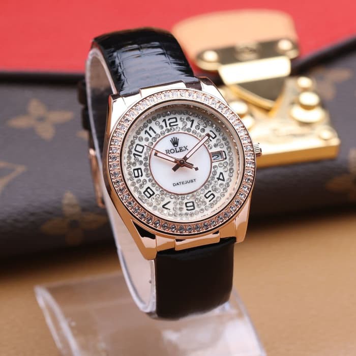 JAM TANGAN MURAH/JAM ORIGINAL/ JAM TANGAN ROLEX KULIT 5639