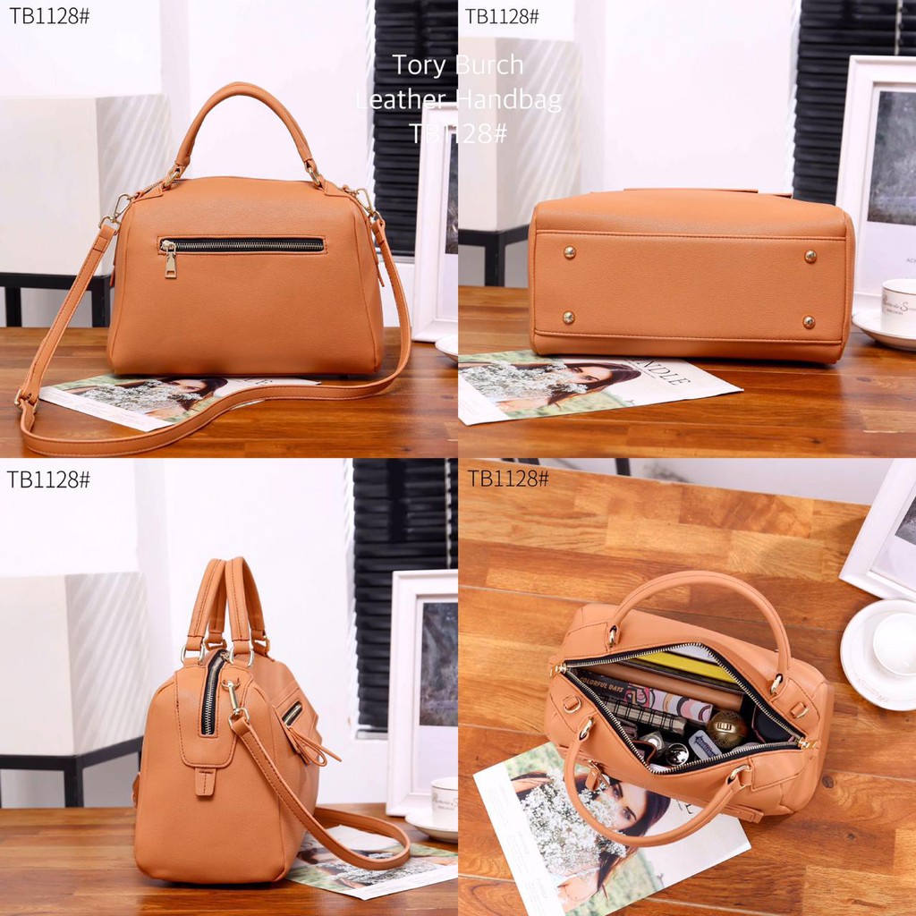 TB Calf Leather GHW Handbag TB1128