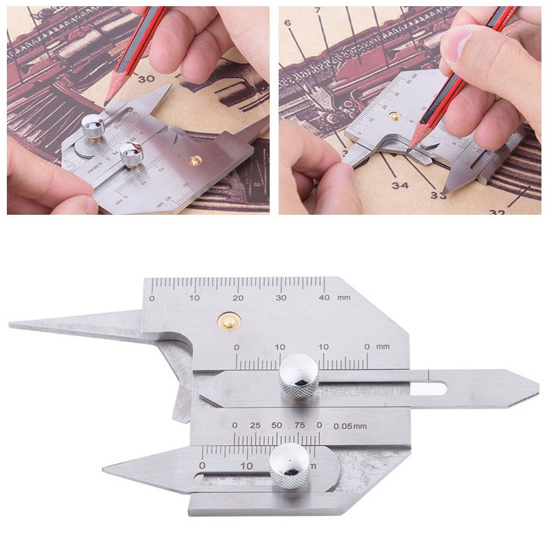 Hjc40 Alat Welding Gauge Pengukur Las Inspeksi Pipa Jembatan Bahan Stainless Steel Yzyg Shopee Indonesia