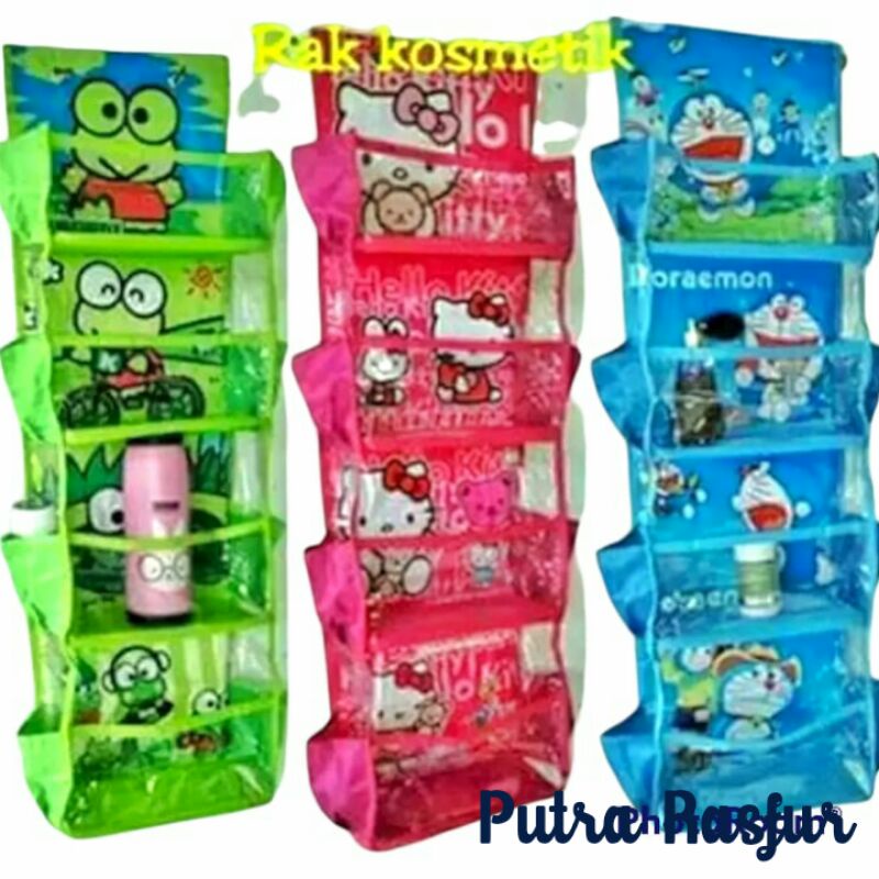 rak gantung kosmetik / rak gantung kosmetik karakter / rak gantung kosmetik
