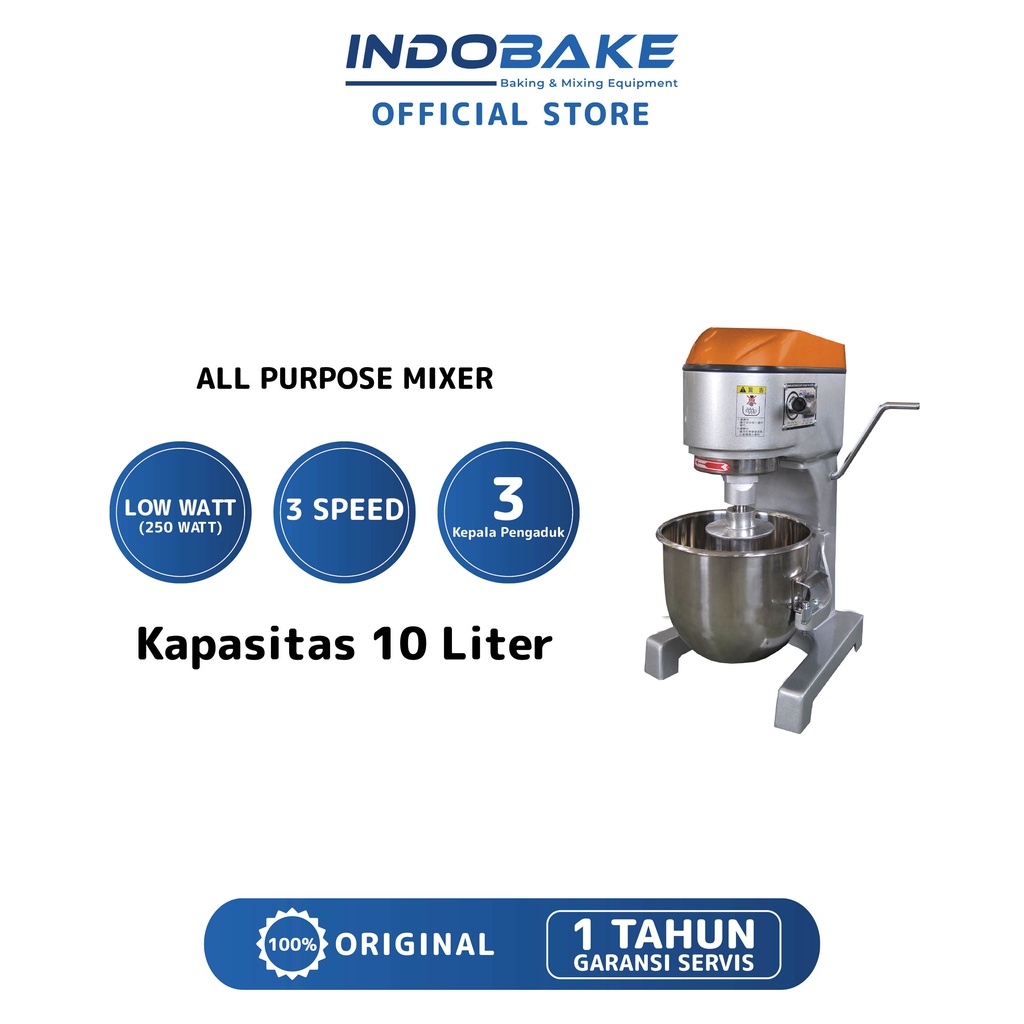 Good Friend Planetary Mixer - All Purpose Mixer Kue Atau Roti / Termurah Planetary Mixer 3 Speed 1.5