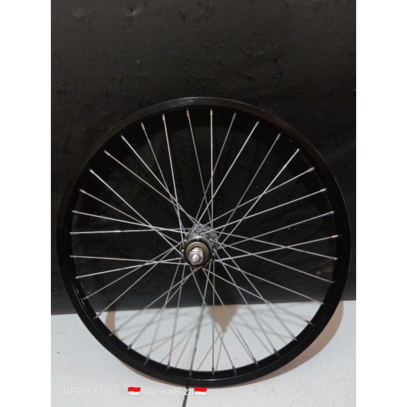 Velg Sepeda Ukuran 20 Inci Belakang Siap Pasang untuk Sepeda Lipat City Bike