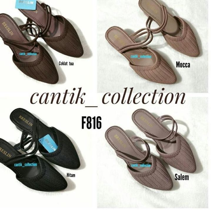 ▼ Sandal Import Wanita Breslin F816 - Flatshoes Sandal Import Breslin F816-Sandal Breslin F816 ➧