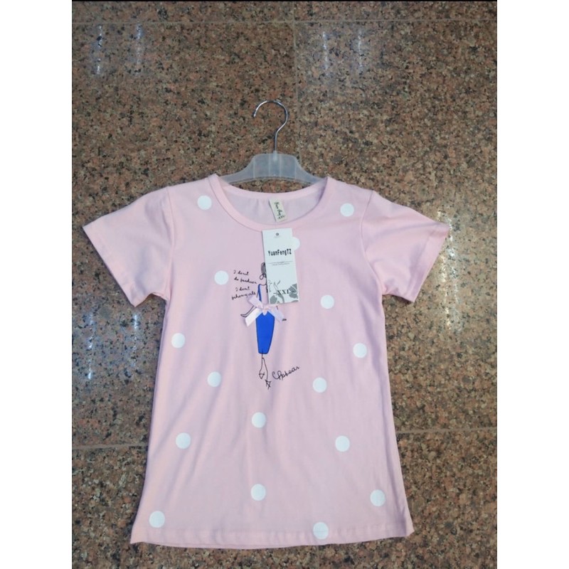 detail kaos anak perempuan/balita perempuan/kaos import usia 1-5 tahun#COD Berlaku