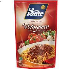 

LaFonte Saos BEEF BOLOGNAISE 313gr Spagheti Lasagna