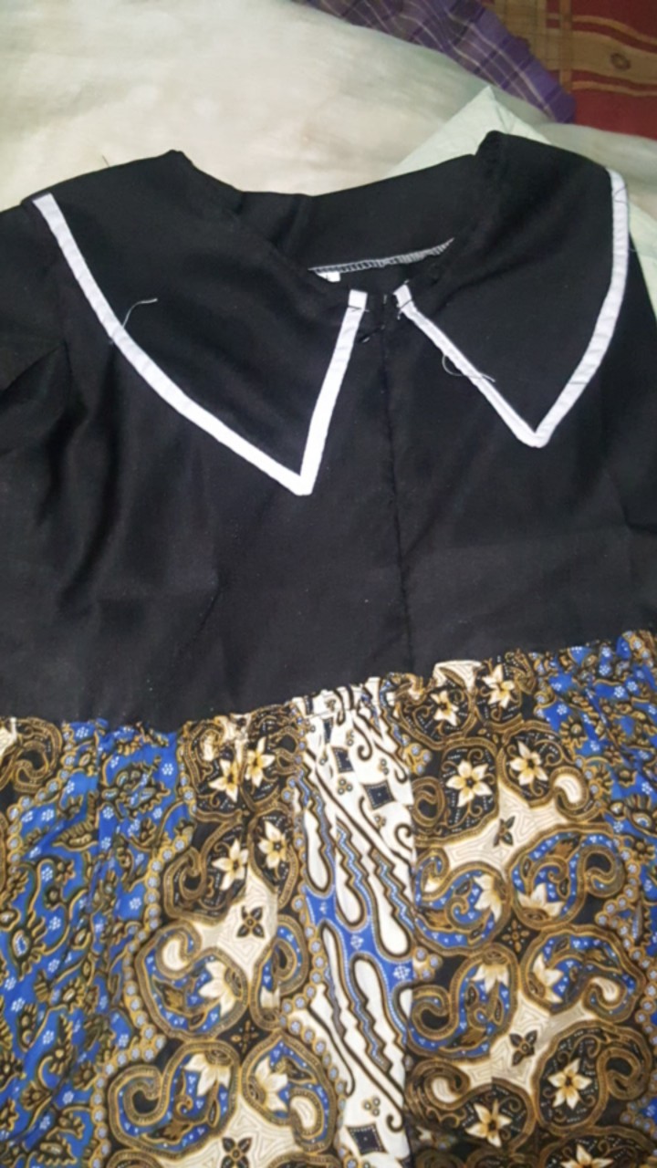 Batik Wanita Asj Sa Hrb026 Kenongo Kemeja Tosca Pendek