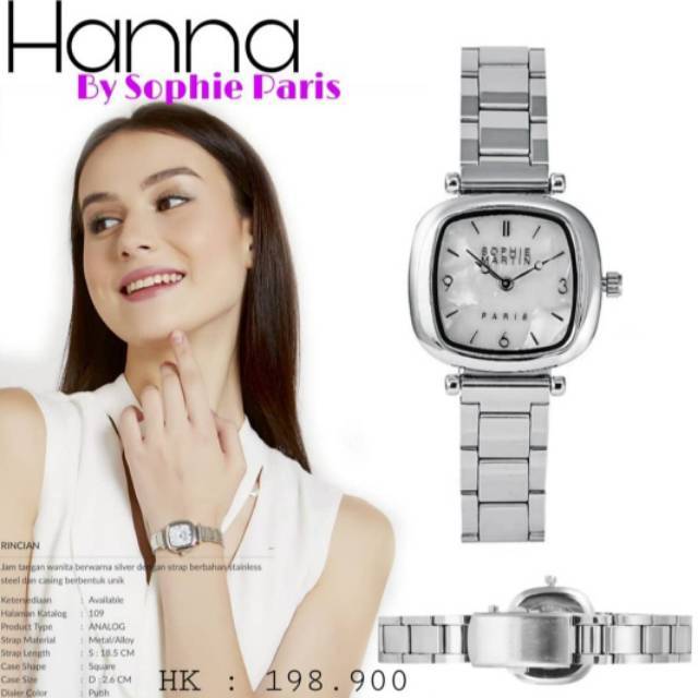 JAM TANGAN SOPHIE PARIS MARTIN PROMO HANNA INSTANSA SPAHITZA HYPE JAHITZA ESMART CRAON VEINE DELION