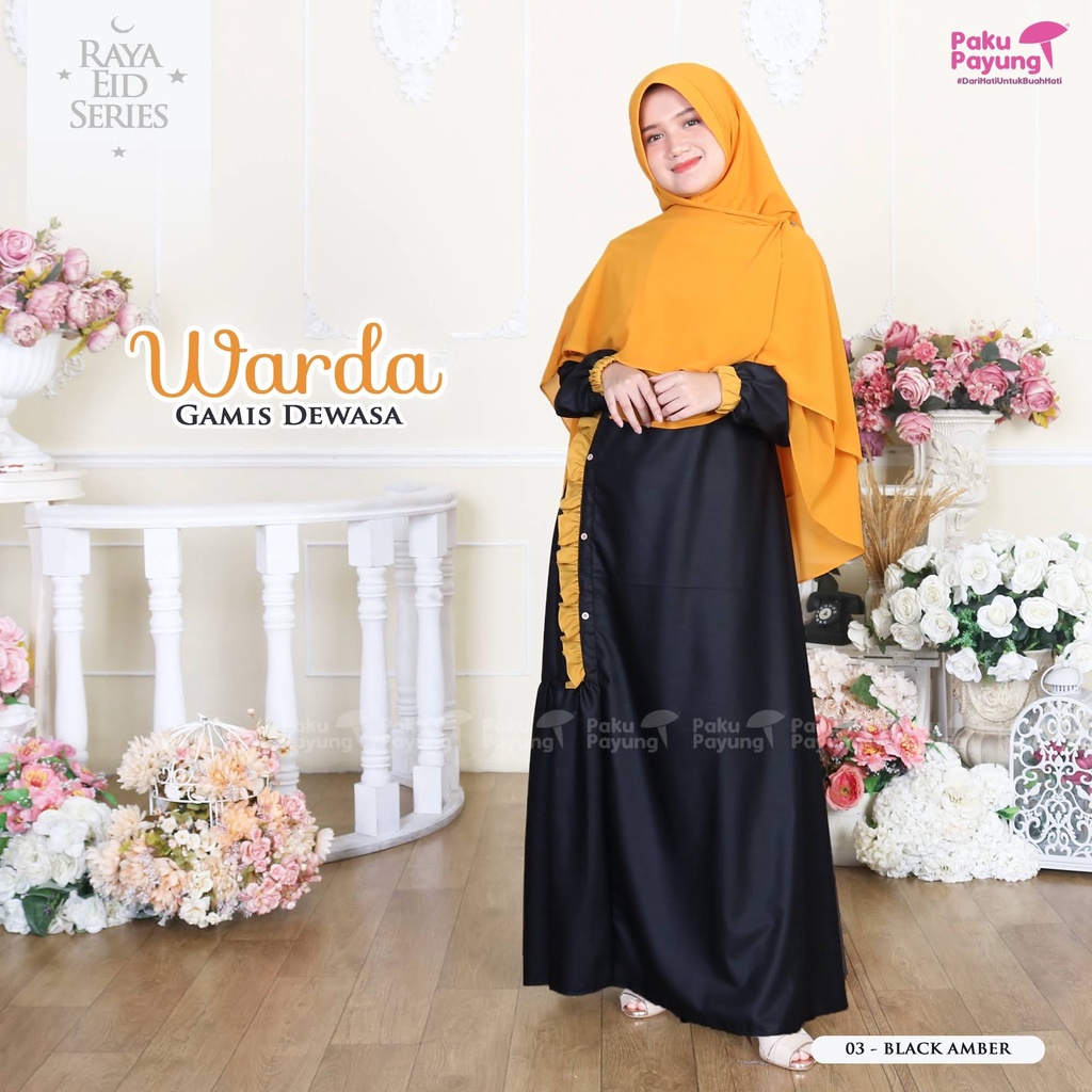 SALE Gamis Dewasa Warda Series Original Paku Payung [HANYA GAMIS]