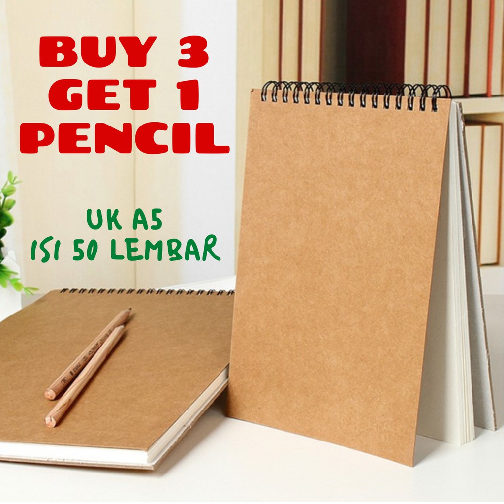 

Buku Polos Tanpa Garis Ukuran A5