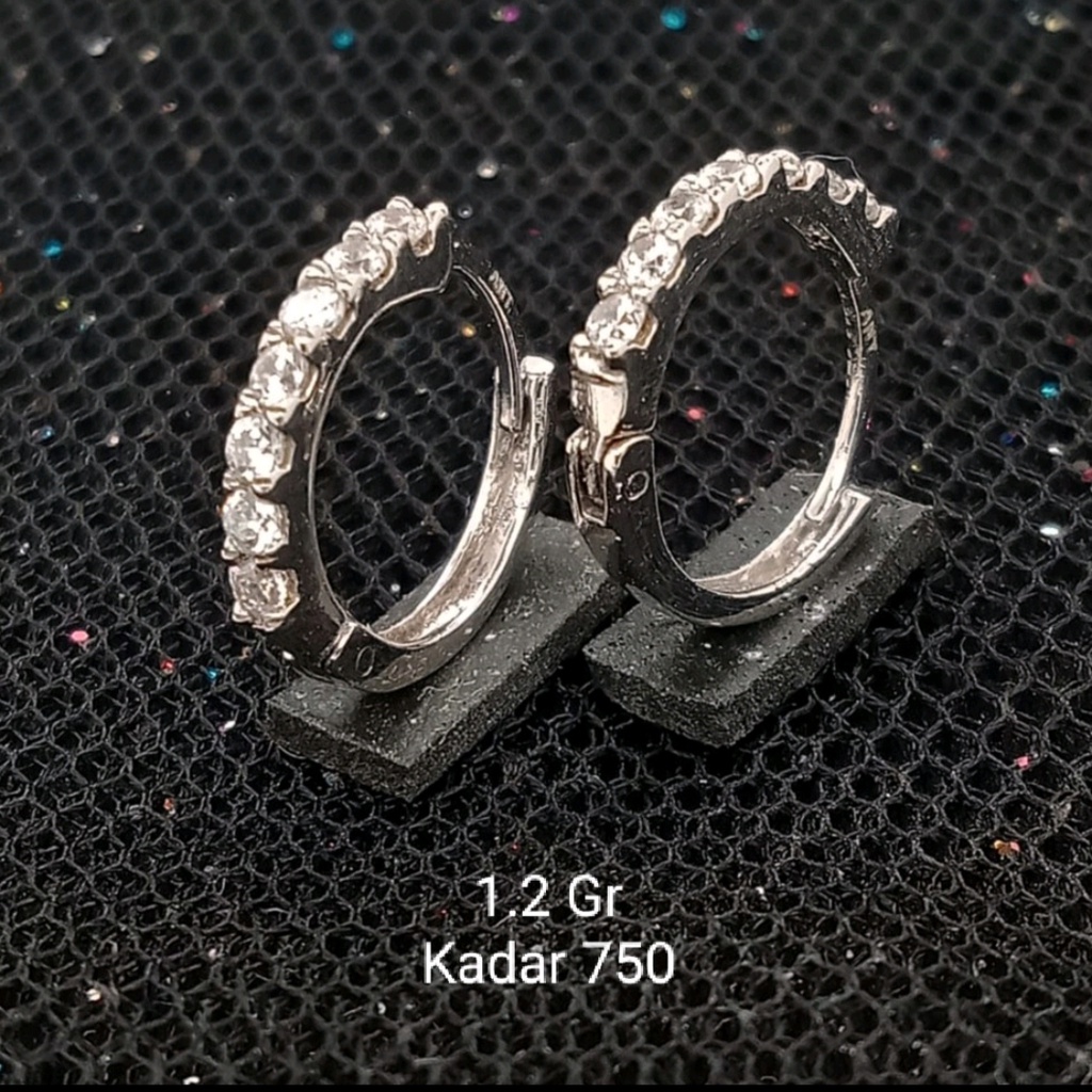Anting Emas 17K  - 1.2 gram Kadar 750 - 645