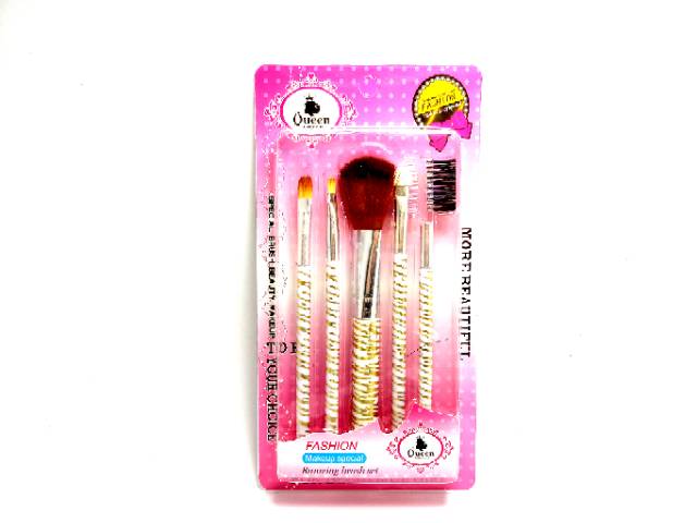 MAKEUP BRUSH SET QUEEN GLAMOUR 5in1